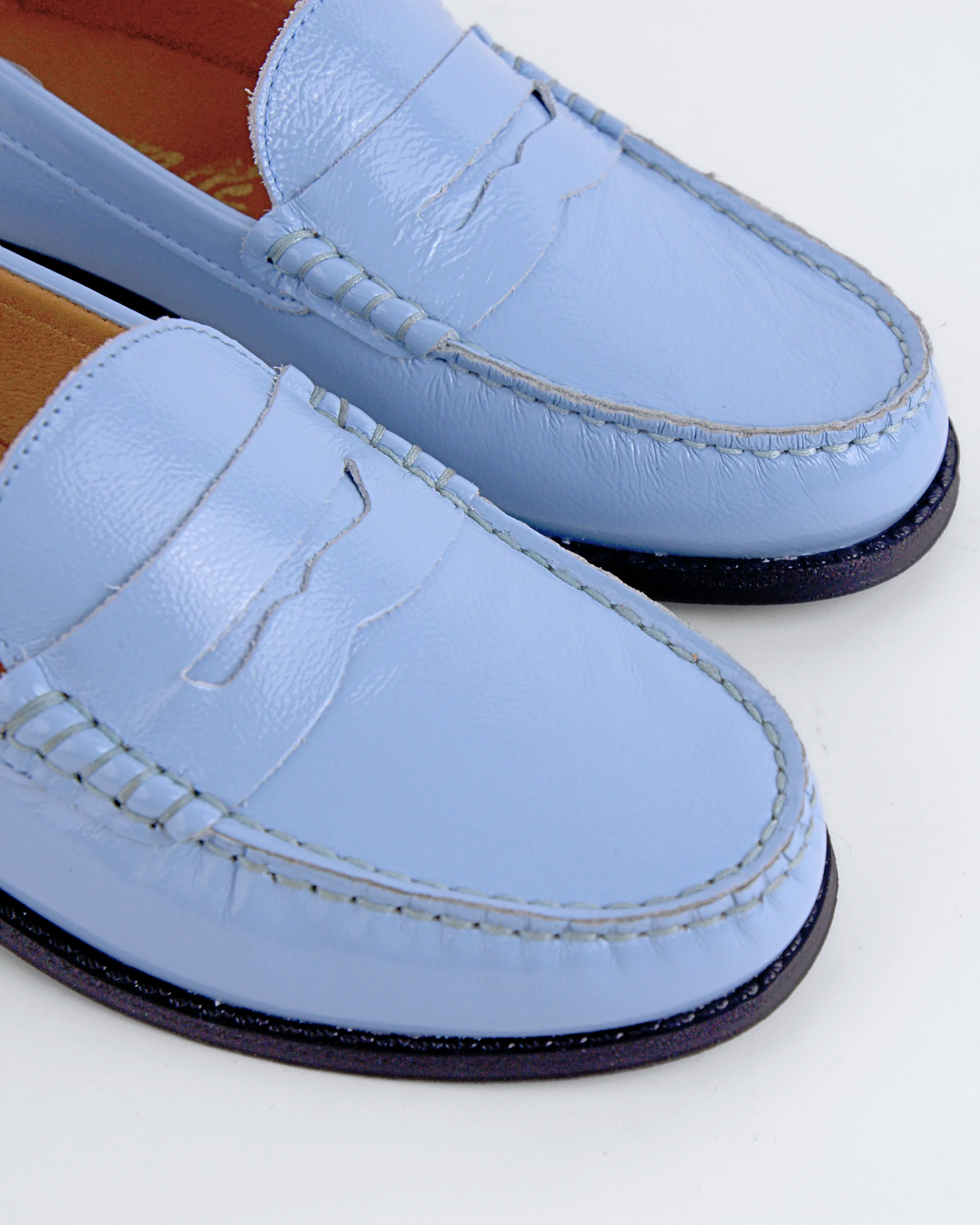 Lettine Light Blue Naplack Leather sold by L'Intervalle product image thumbnail 2