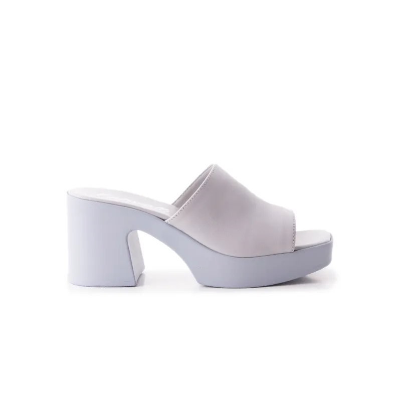 Wilma Grey Leather sold by L'Intervalle