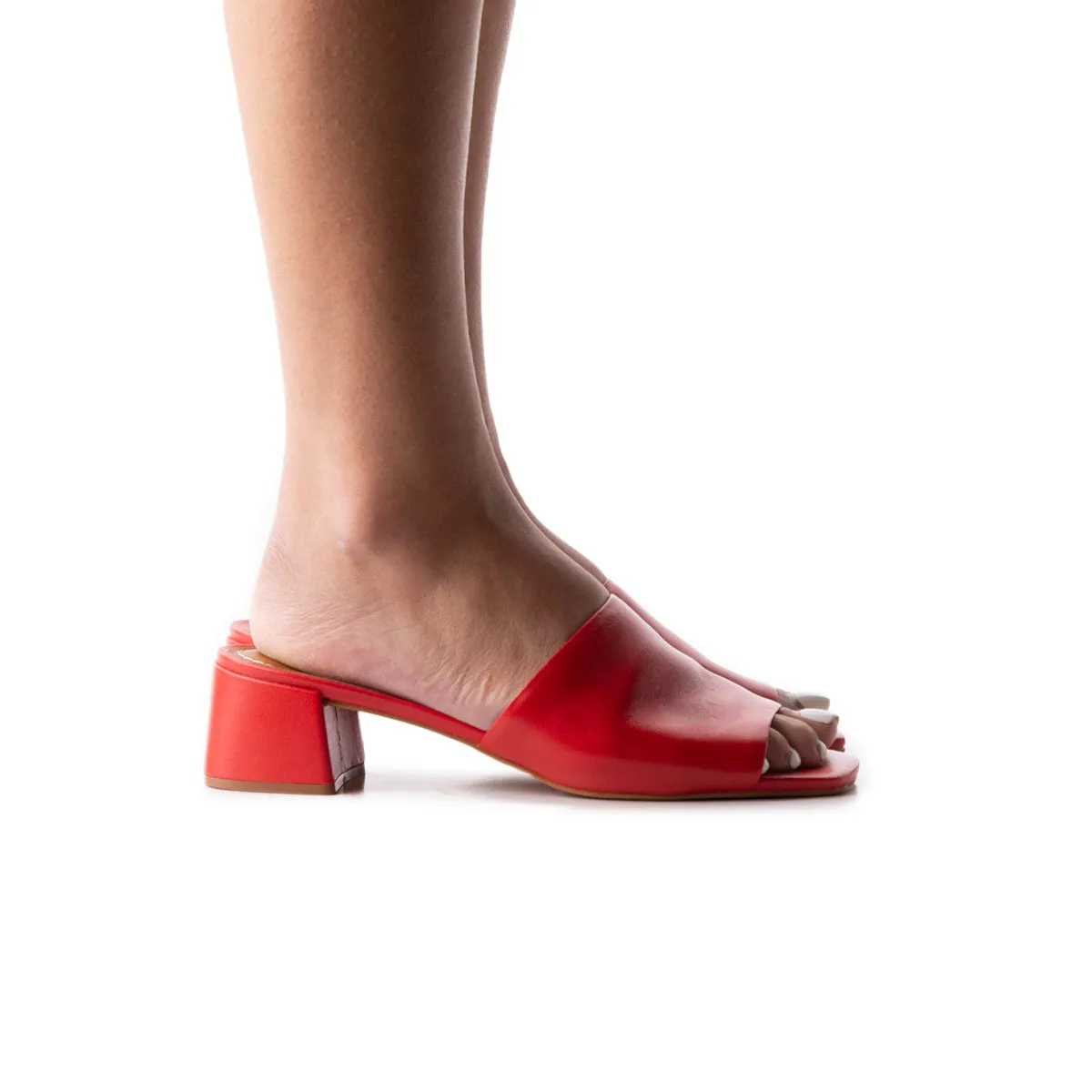 Fortunata Red Leather sold by L'Intervalle