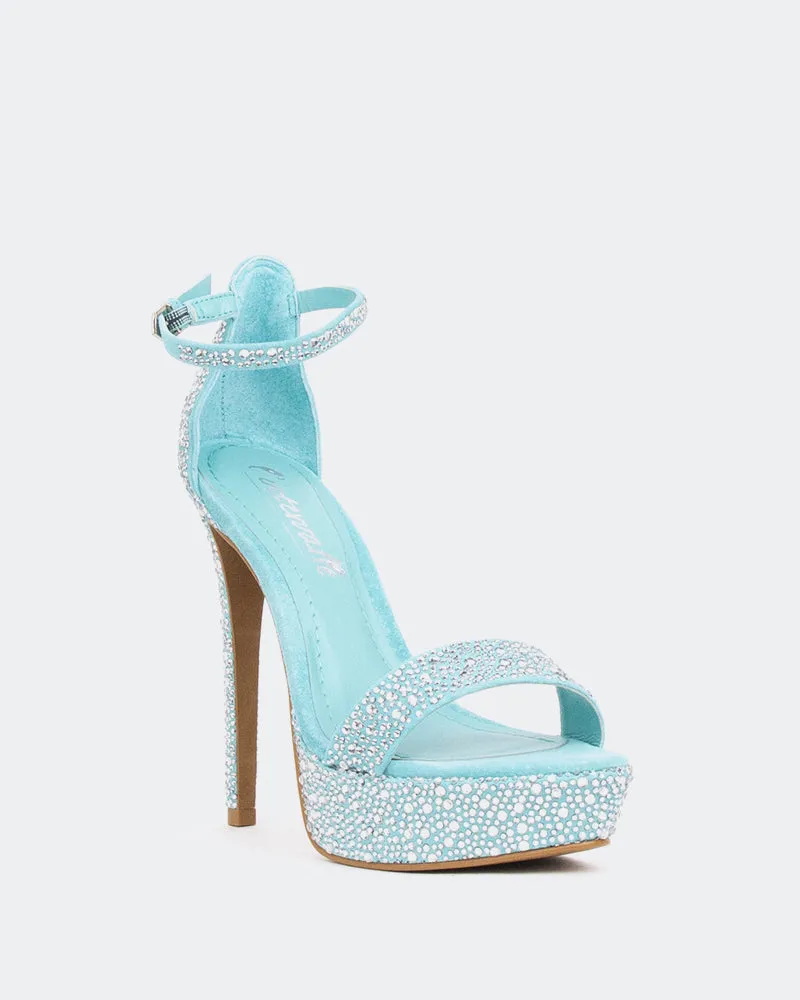 Rinna, Turquoise Suede/Suède Tur. sold by L'Intervalle product image thumbnail 2