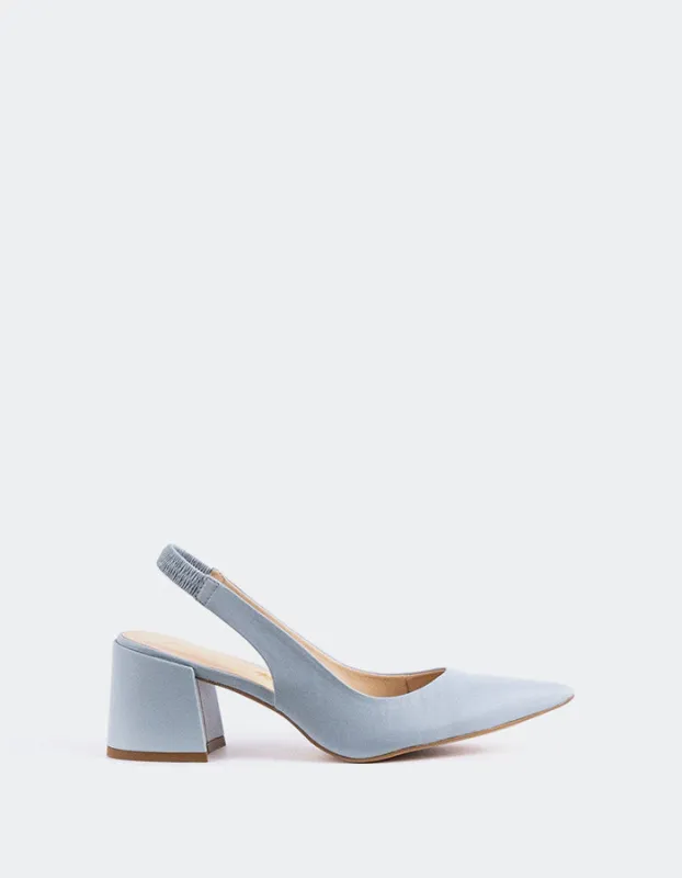 Dalida Blue Leather sold by L'Intervalle
