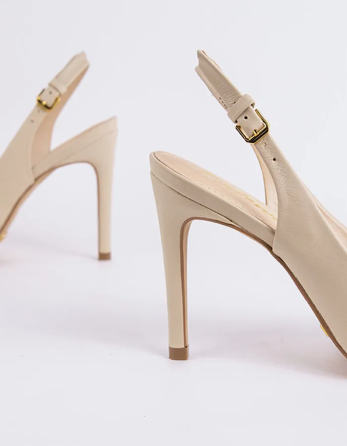 Morisha Off White Leather sold by L'Intervalle product image thumbnail 3