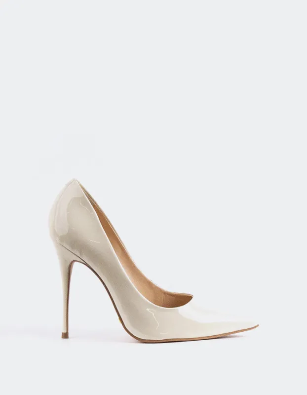 Teeva Off White Patent sold by L'Intervalle