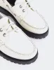 Gaia Off White Leather sold by L'Intervalle