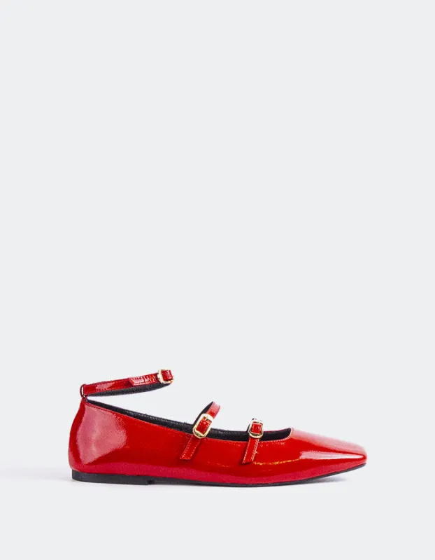 Glimmer Red Patent sold by L'Intervalle