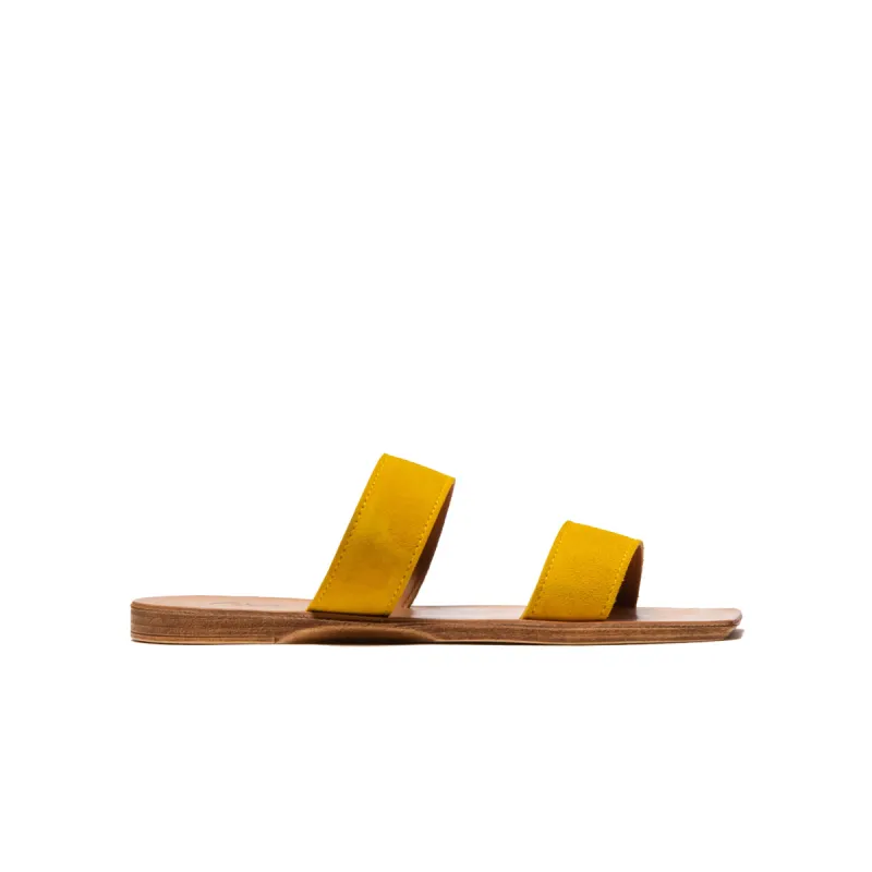 Fayola Mustard Suede sold by L'Intervalle