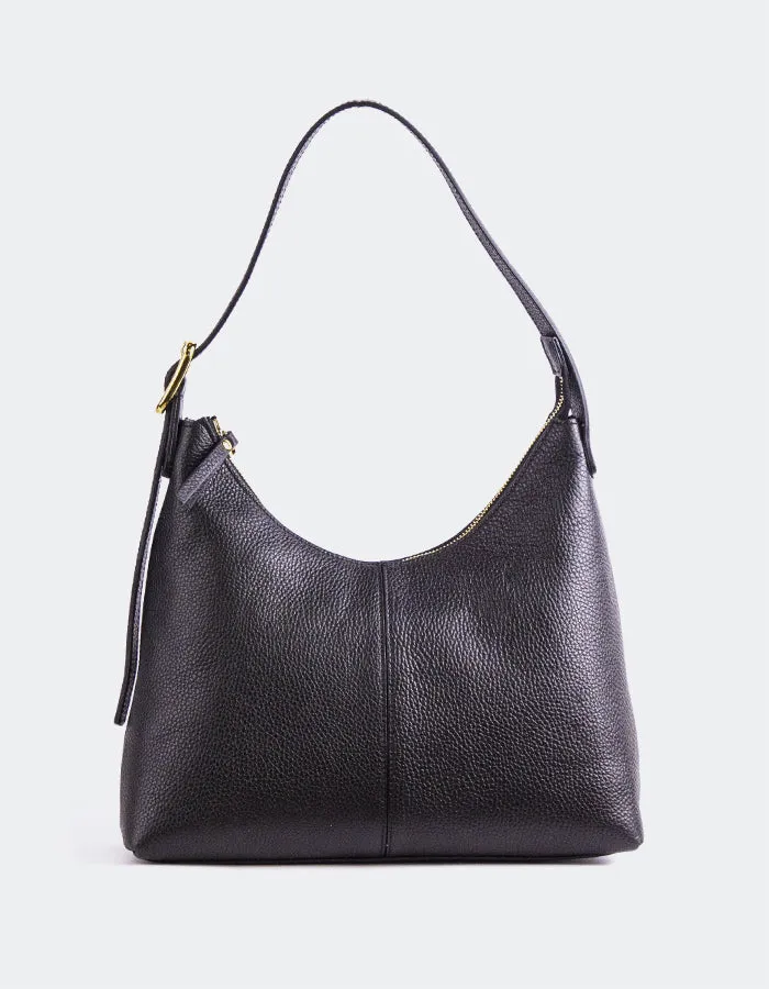 Riah Black Leather sold by L'Intervalle