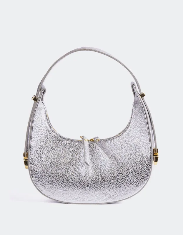 Josette Silver Metal Leather sold by L'Intervalle