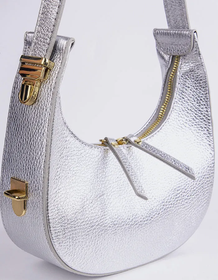 Josette Silver Metal Leather sold by L'Intervalle product image thumbnail 5