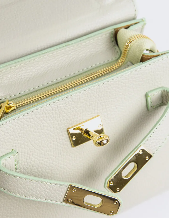 Vance Lt. Green Leather sold by L'Intervalle product image thumbnail 4