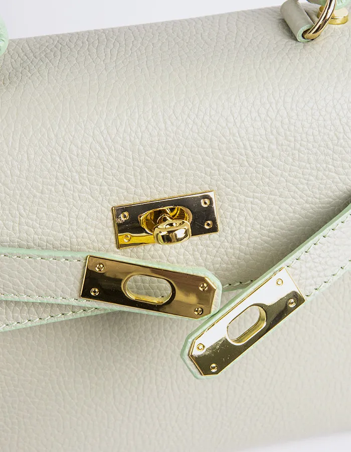 Vance Lt. Green Leather sold by L'Intervalle product image thumbnail 2