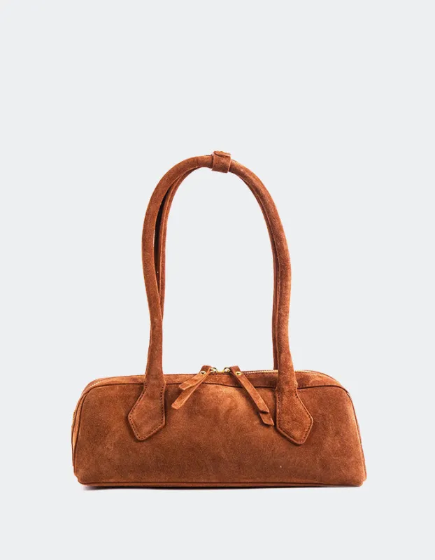 Evanna Brown Suede sold by L'Intervalle
