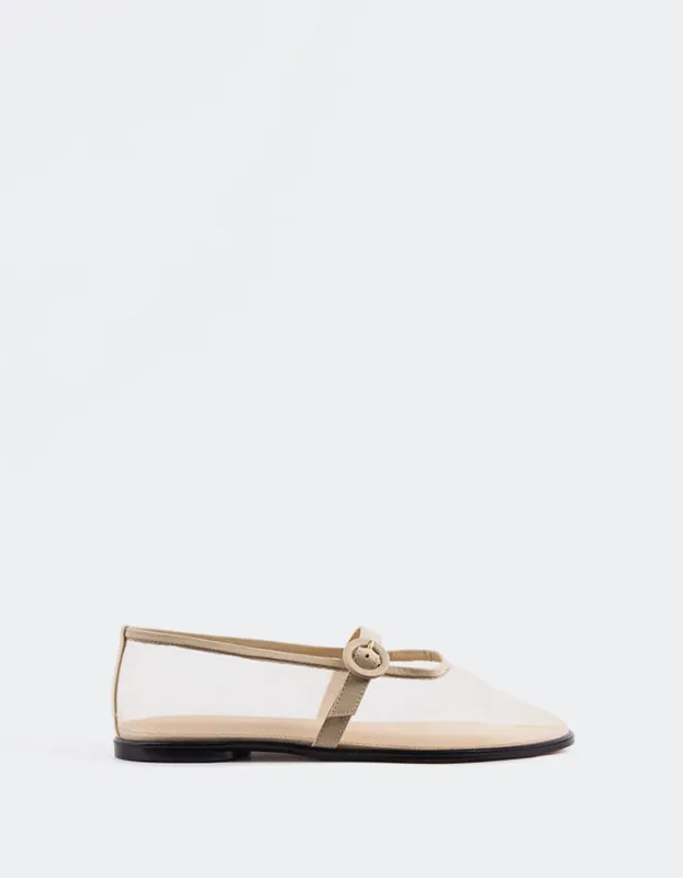 Glint Off White Mesh sold by L'Intervalle