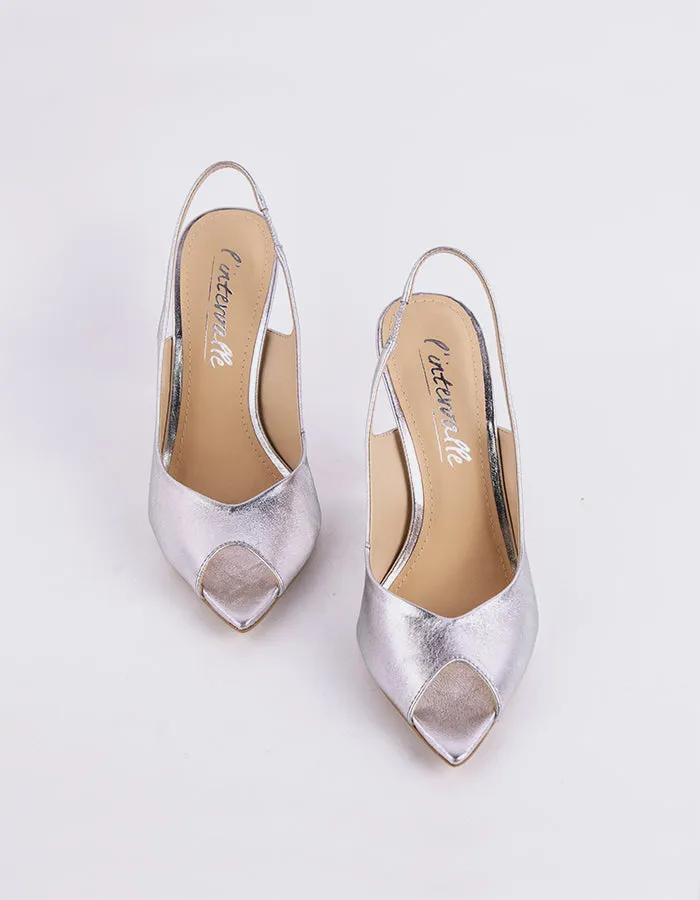 Twylla Silver Leather sold by L'Intervalle product image thumbnail 2