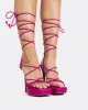 Malibu Fuchsia Leather sold by L'Intervalle