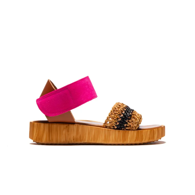 Flit Fuschia Multi Suede sold by L'Intervalle