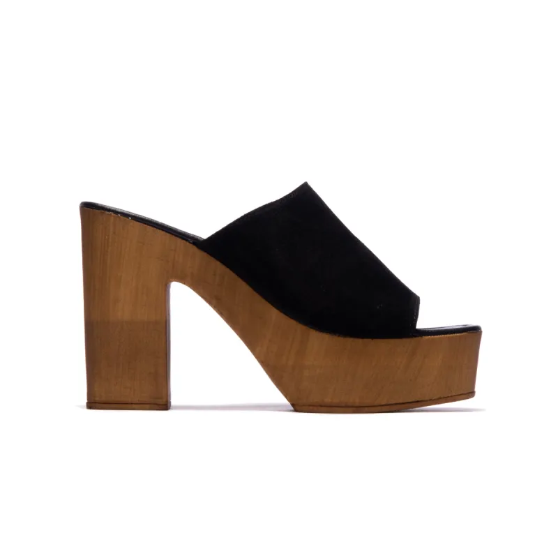 Elissa Black Suede sold by L'Intervalle