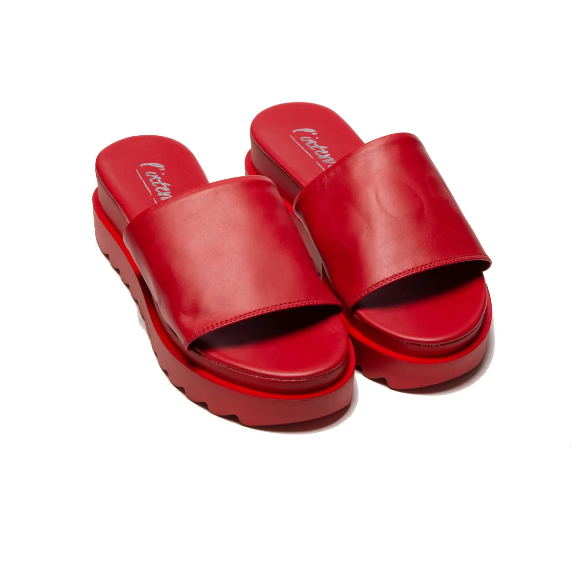 Carmi Red Leather sold by L'Intervalle product image thumbnail 2