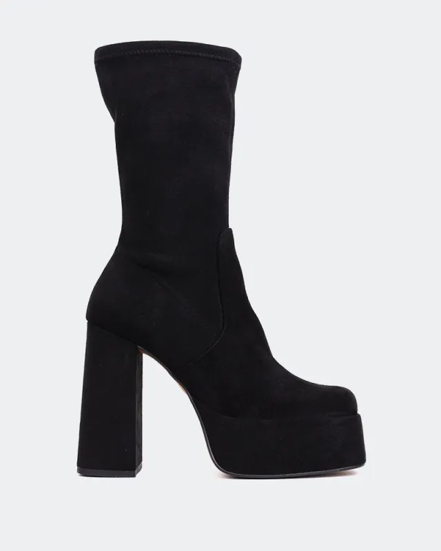 Promise Black Suede sold by L'Intervalle