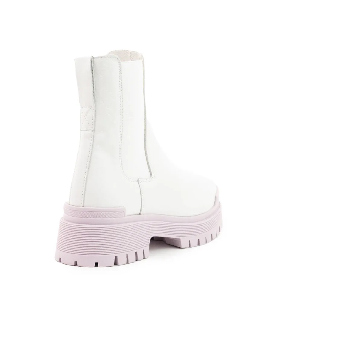 Kirby White Leather/Lilac Sole sold by L'Intervalle product image thumbnail 3