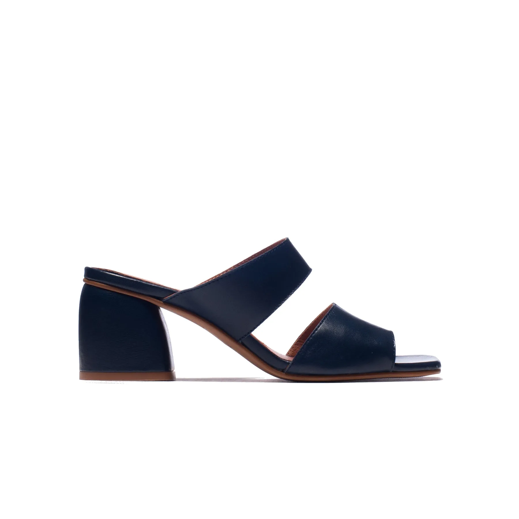 Julia Navy Leather sold by L'Intervalle