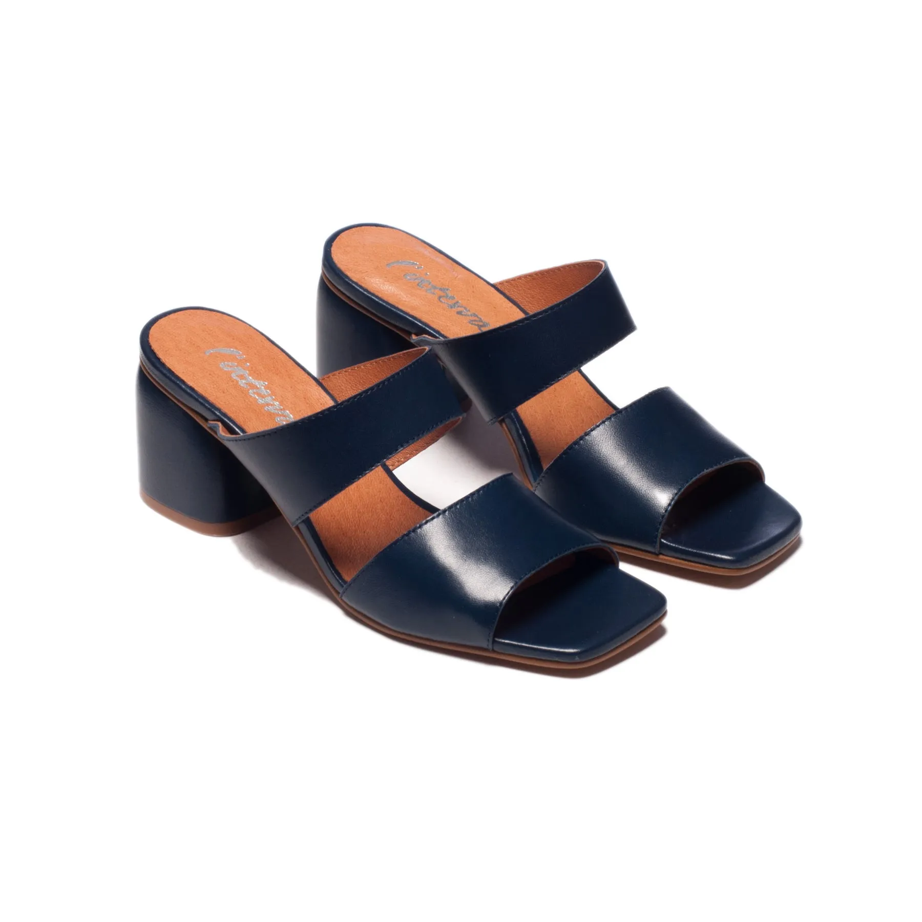 Julia Navy Leather sold by L'Intervalle product image thumbnail 5