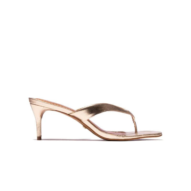 Jolene Crack Gold Leather sold by L'Intervalle