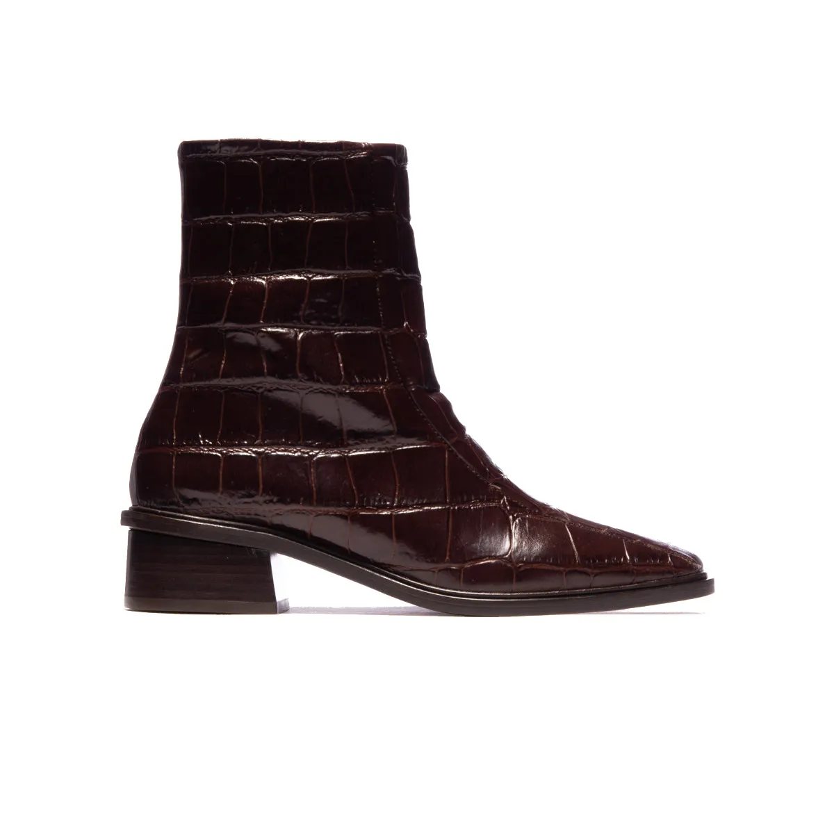Gilgen Brown Croco sold by L'Intervalle
