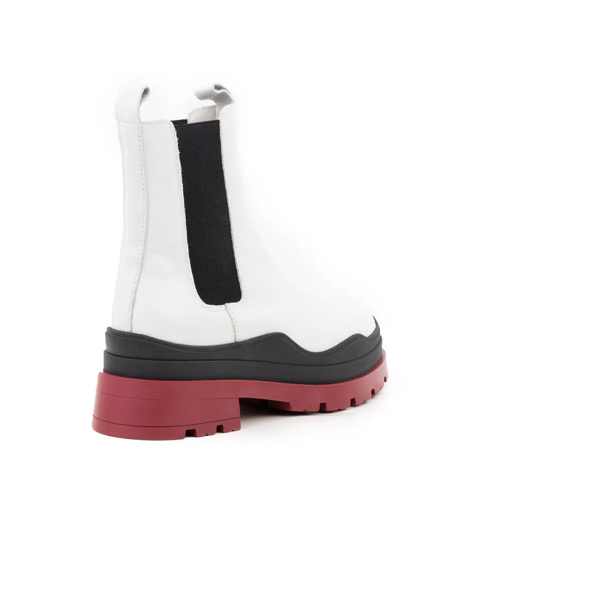 Creusot White Leather / Red Sole sold by L'Intervalle product image thumbnail 4