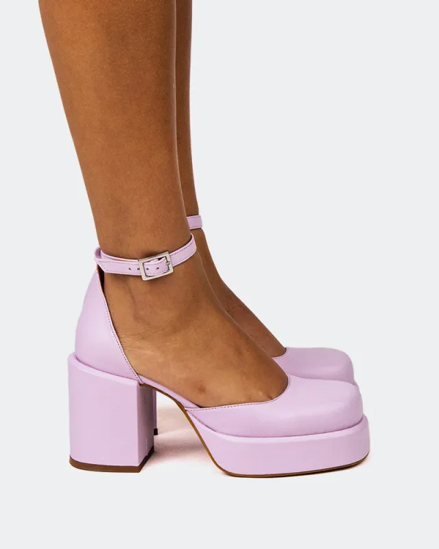 Cambridge Lilac Leather sold by L'Intervalle