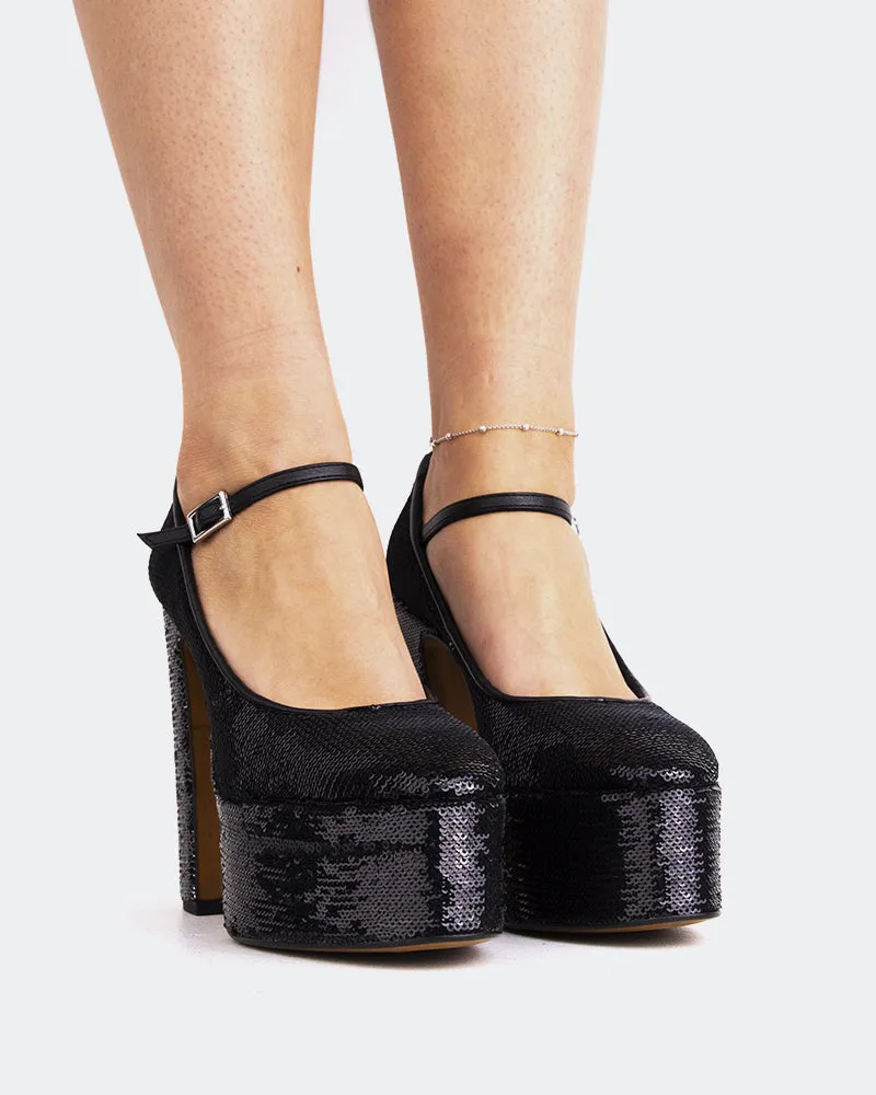 Ragazza Black Sequins sold by L'Intervalle product image thumbnail 2