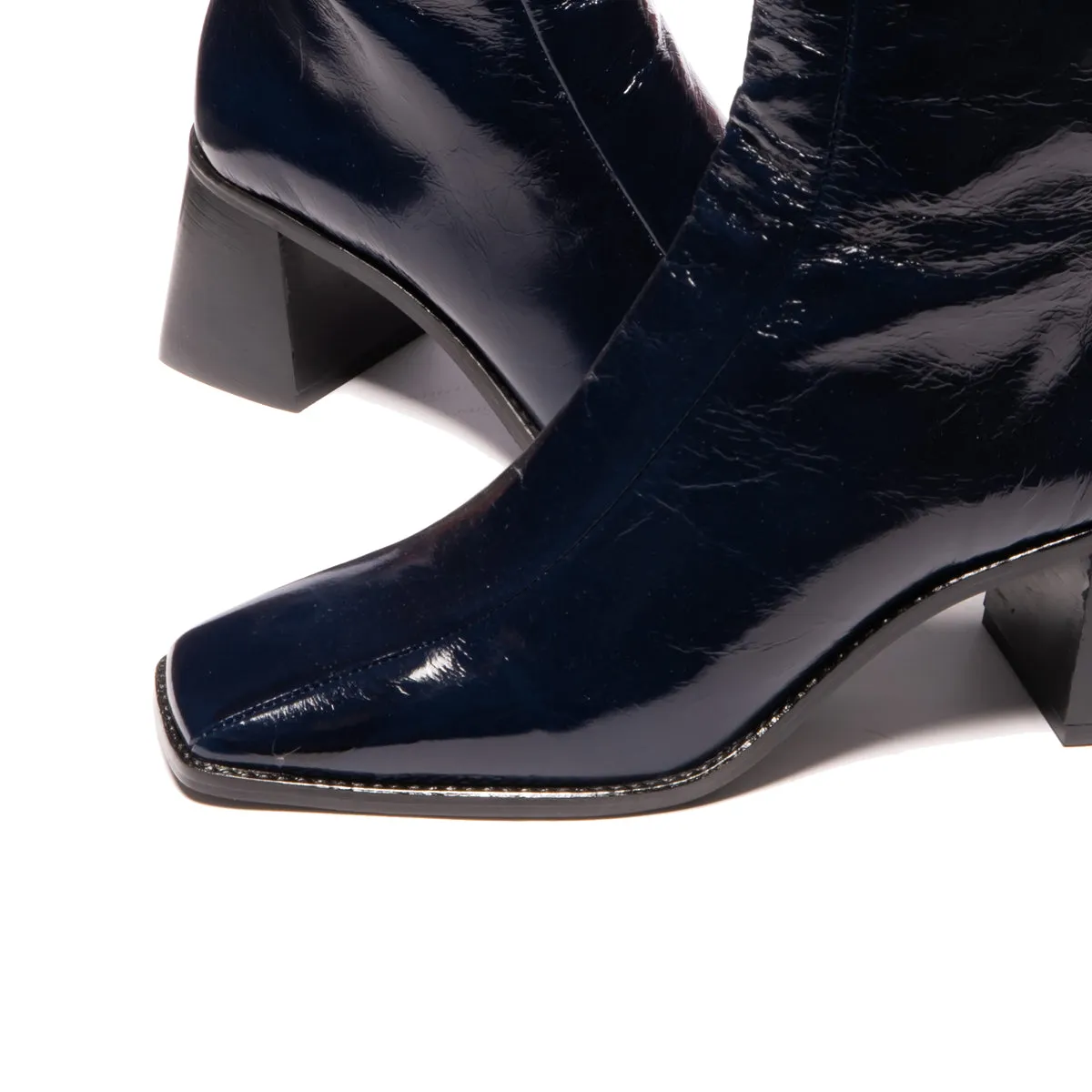 Bogart Navy Leather sold by L'Intervalle product image thumbnail 5