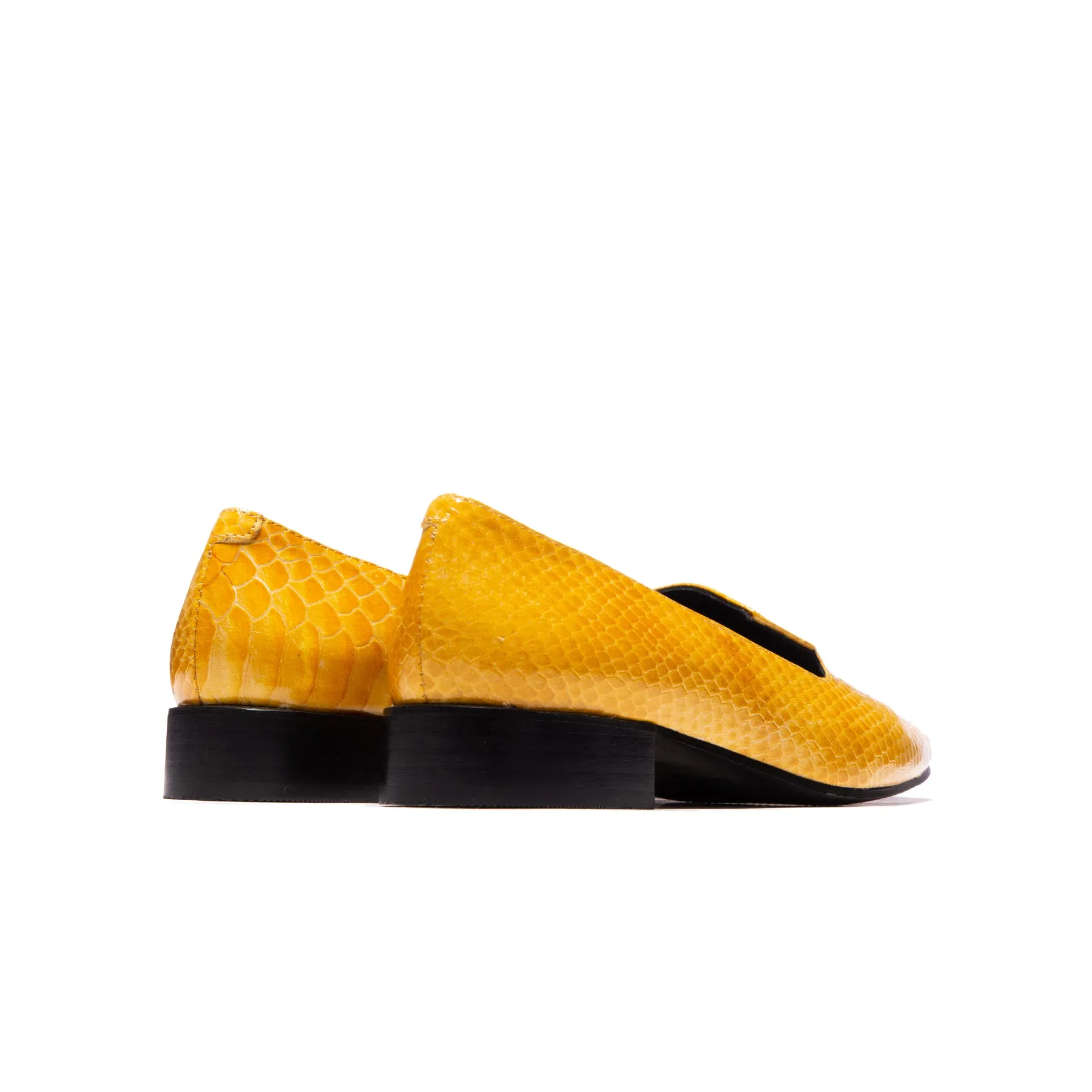 Leila Yellow Vintage Snake Leather sold by L'Intervalle product image thumbnail 4