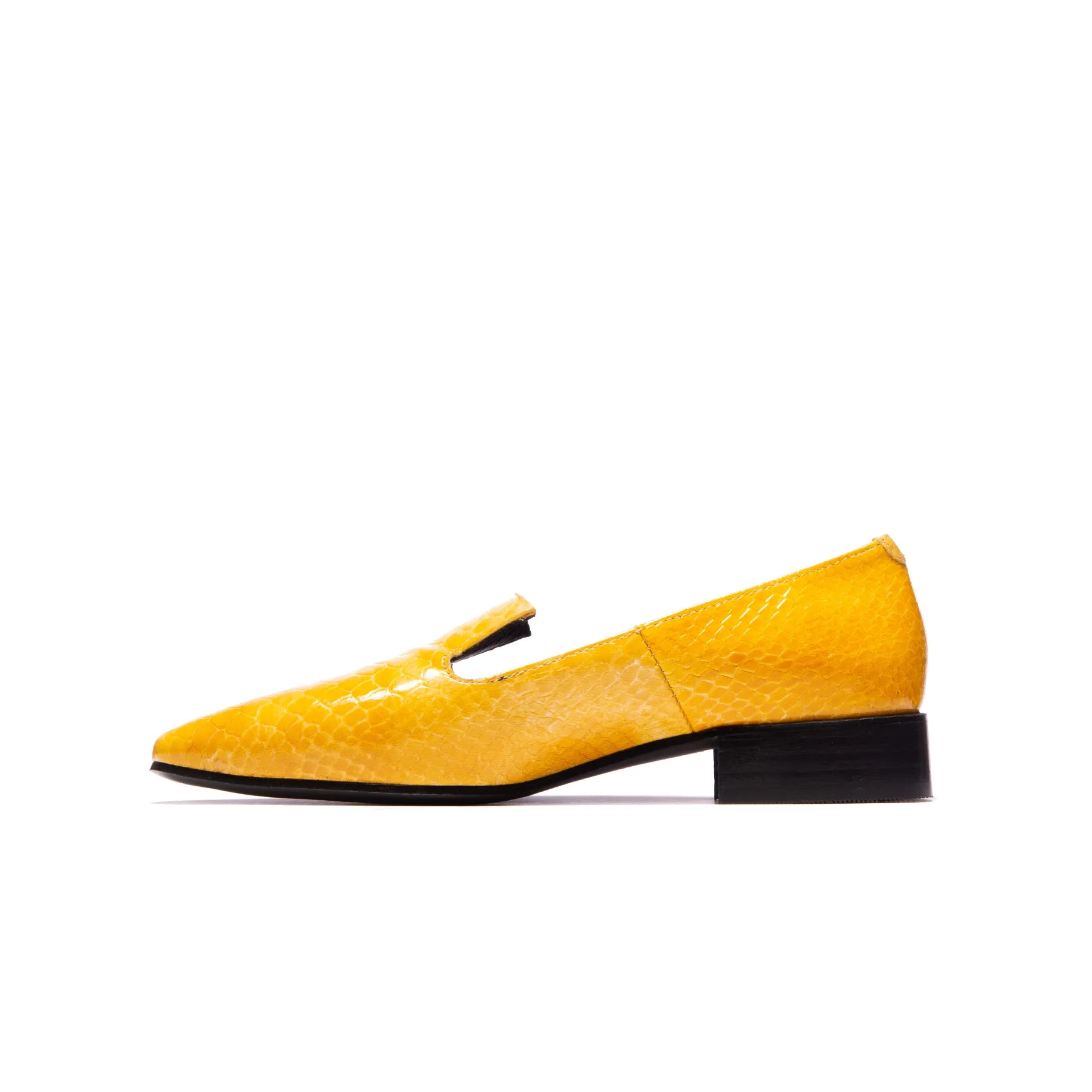 Leila Yellow Vintage Snake Leather sold by L'Intervalle product image thumbnail 2