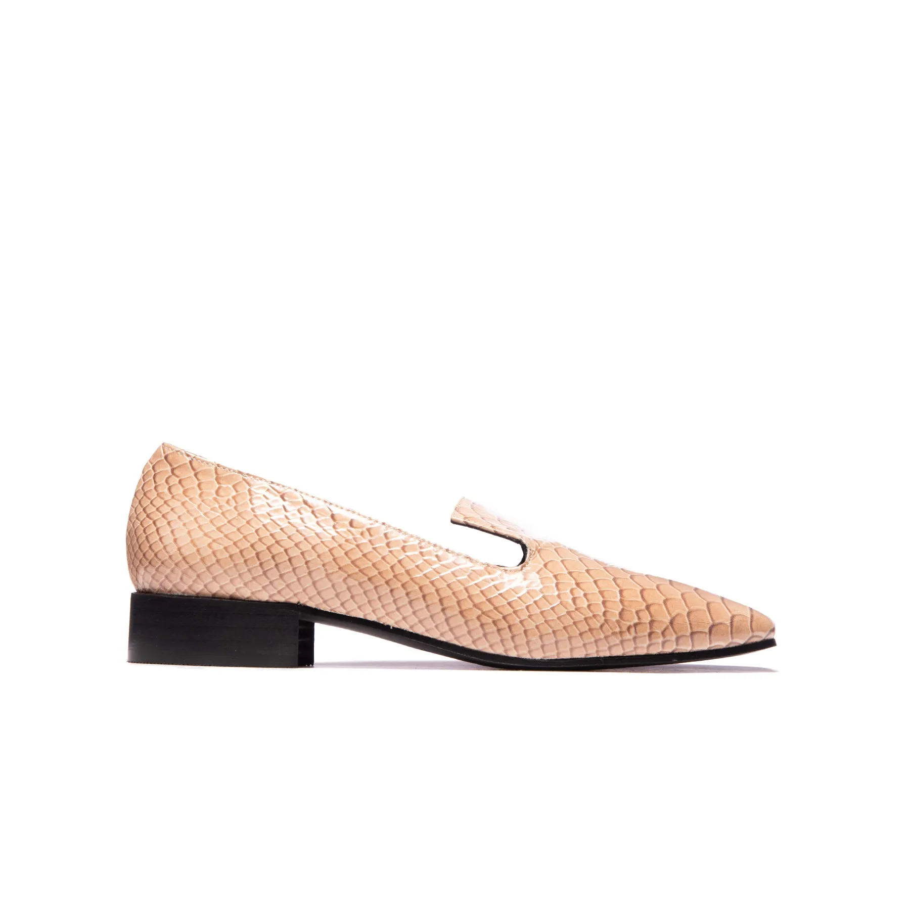 Leila Nude Vintage Snake Leather sold by L'Intervalle