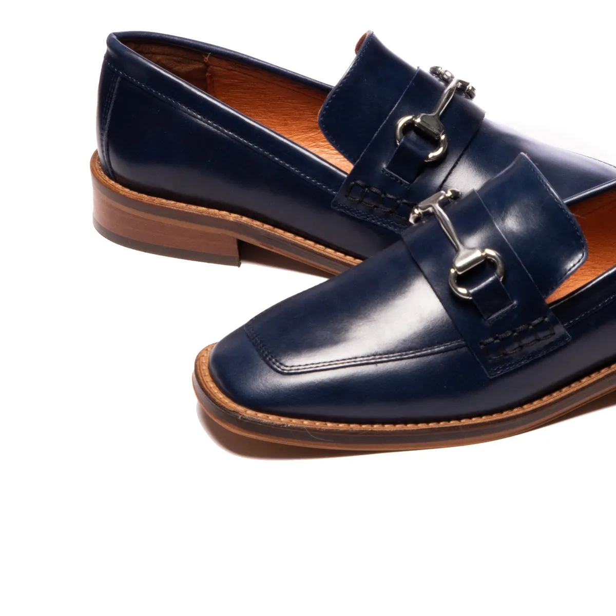 Margot Navy Leather sold by L'Intervalle product image thumbnail 4