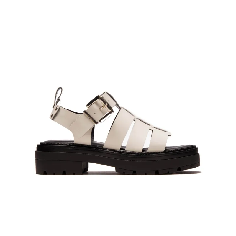 Shayne White Leather sold by L'Intervalle