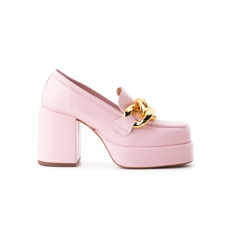 Riga Light Pink Leather sold by L'Intervalle
