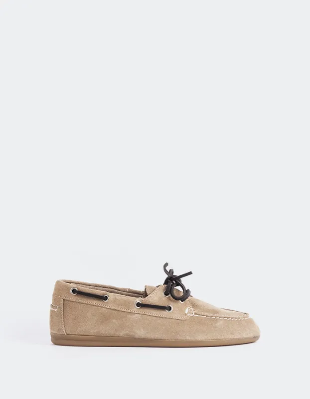 Zionne Nude Suede sold by L'Intervalle