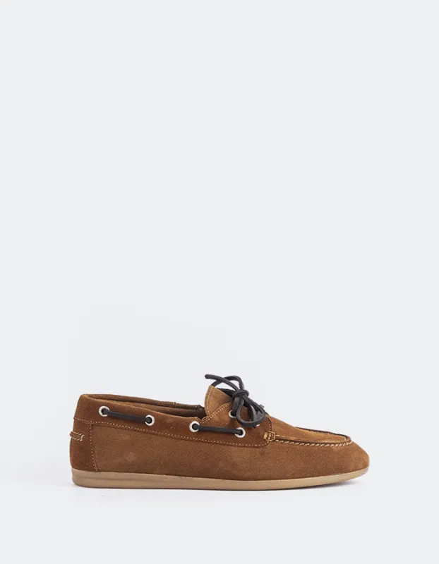 Zionne Brown Suede sold by L'Intervalle