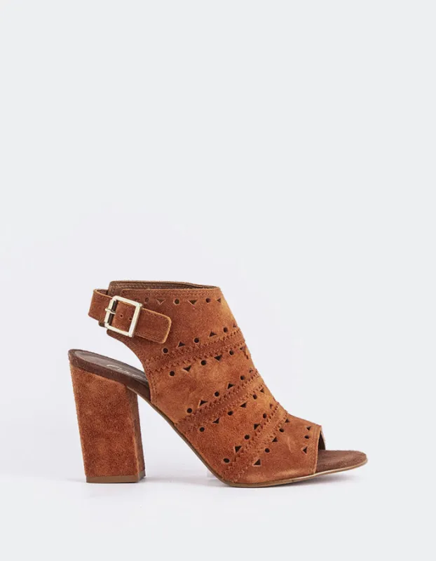 Ester Cinnamon Suede sold by L'Intervalle