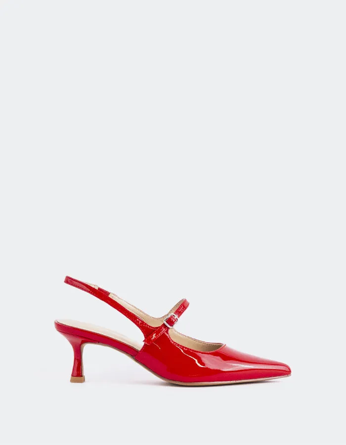 Vondel Red Patent sold by L'Intervalle
