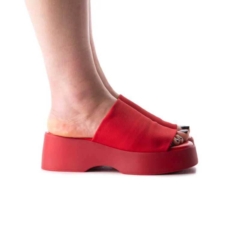 Sunrise Red Lycra sold by L'Intervalle