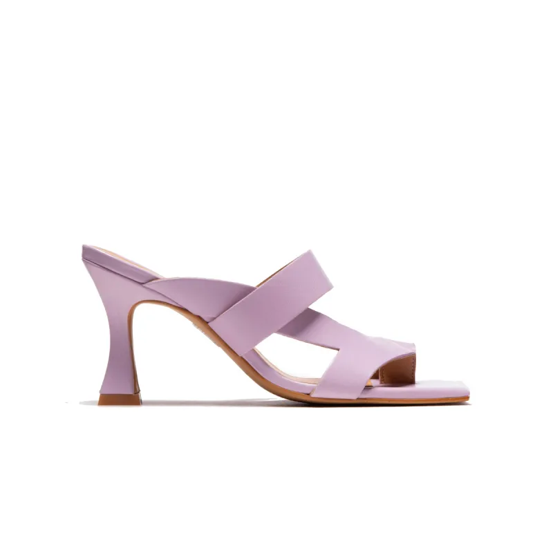 Vica Lilac Leather sold by L'Intervalle