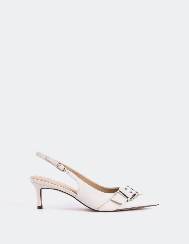 Alphen Off White Leather sold by L'Intervalle