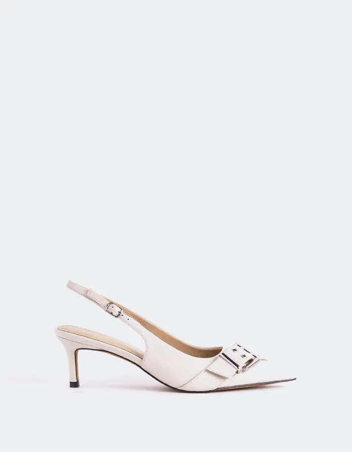 Alphen Off White Leather sold by L'Intervalle