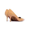 Antonia Beige Patent sold by L'Intervalle
