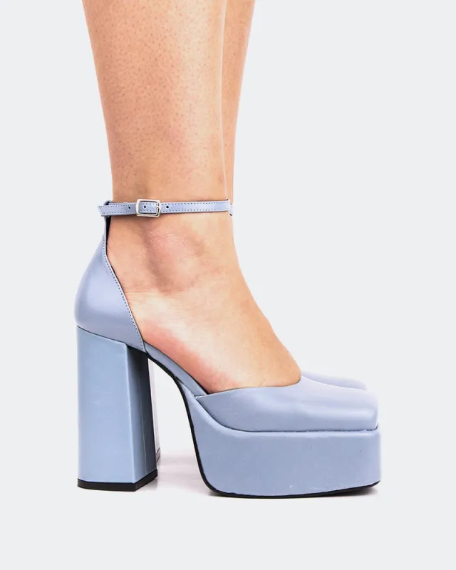 Drum Light Blue Leather sold by L'Intervalle