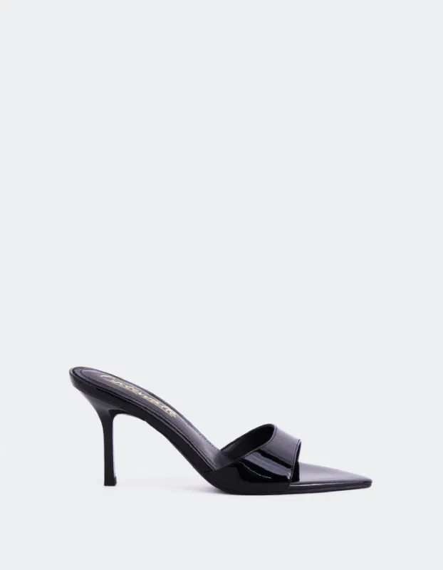 Hedel Black Patent sold by L'Intervalle