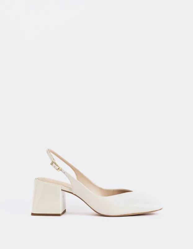 Lysiah Off White Naplack sold by L'Intervalle